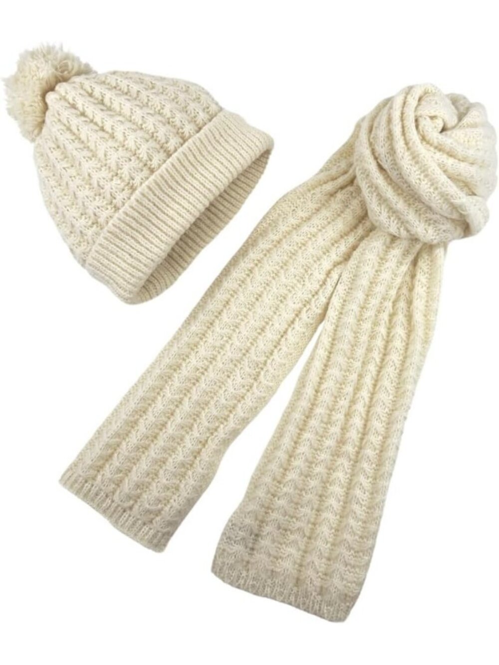 Cozy Large Knitted Scarf for Women & Men - Warm Winter Accessory, Unisex